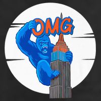 New York Omg Gorilla Top Tower Hat