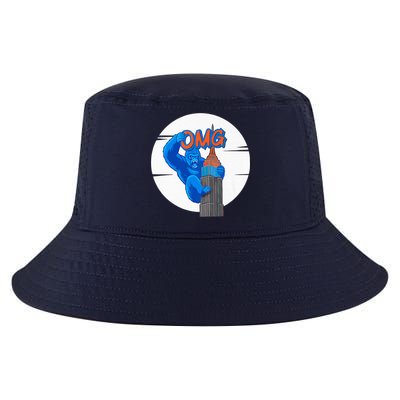 New York Omg Gorilla Top Tower Cool Comfort Performance Bucket Hat