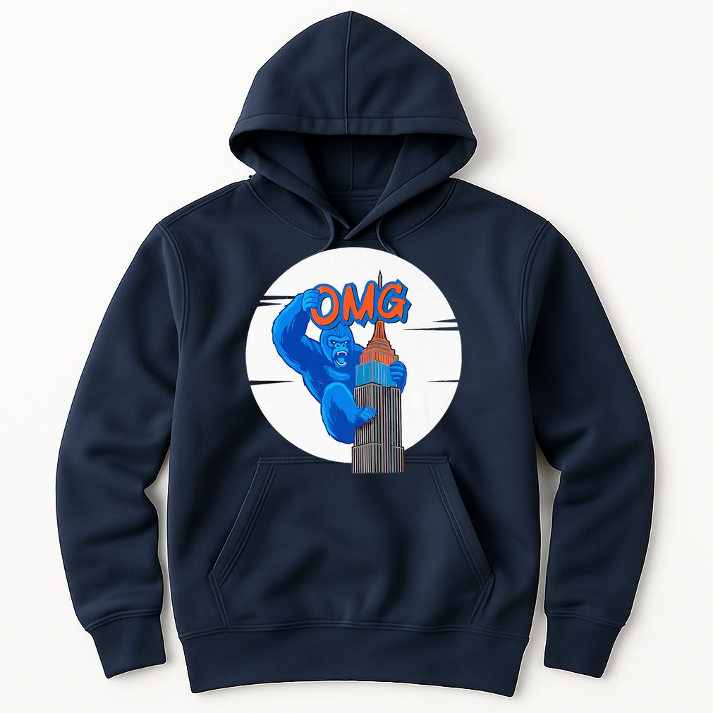 New York Omg Gorilla Top Tower Hoodie