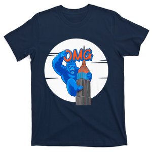 New York Omg Gorilla Top Tower T-Shirt