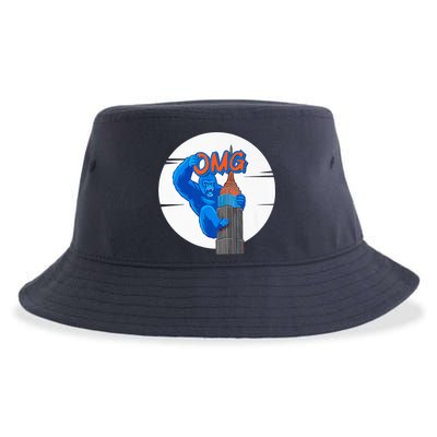 New York Omg Gorilla Top Tower Sustainable Bucket Hat