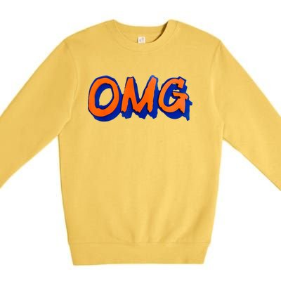 New York Omg Top Aligned Premium Crewneck Sweatshirt