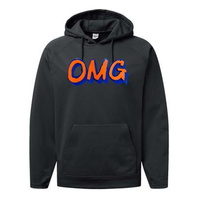 New York Omg Top Aligned Performance Fleece Hoodie