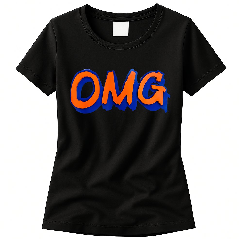 New York Omg Top Aligned Womens T-Shirt