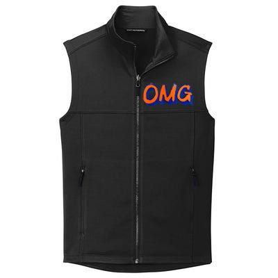 New York Omg Top Aligned Collective Smooth Fleece Vest