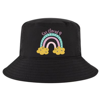 Nine Year Old Rainbow 9th Birthday Gifts For Girls 9 Bday Cool Comfort Performance Bucket Hat