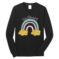 Nine Year Old Rainbow 9th Birthday Gifts For Girls 9 Bday Long Sleeve Shirt