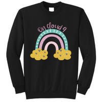 Nine Year Old Rainbow 9th Birthday Gifts For Girls 9 Bday Sweatshirt