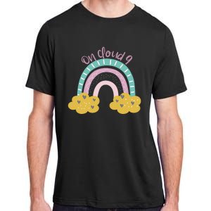 Nine Year Old Rainbow 9th Birthday Gifts For Girls 9 Bday Adult ChromaSoft Performance T-Shirt