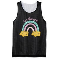 Nine Year Old Rainbow 9th Birthday Gifts For Girls 9 Bday Mesh Reversible Basketball Jersey Tank