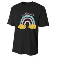 Nine Year Old Rainbow 9th Birthday Gifts For Girls 9 Bday Performance Sprint T-Shirt