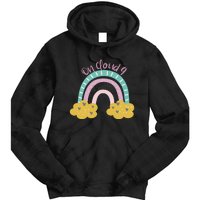 Nine Year Old Rainbow 9th Birthday Gifts For Girls 9 Bday Tie Dye Hoodie