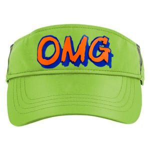 New York Omg Top Aligned Adult Drive Performance Visor