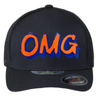 New York Omg Top Aligned Flexfit Unipanel Trucker Cap