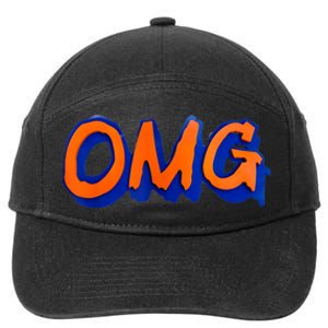 New York Omg Top Aligned 7-Panel Snapback Hat