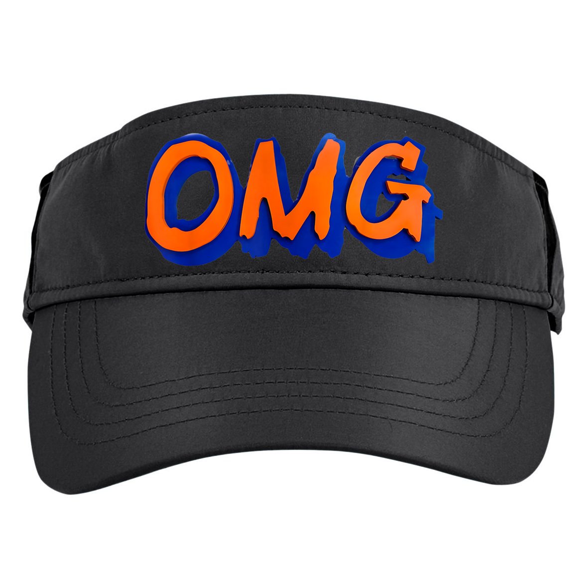 New York Omg Top Aligned Adult Drive Performance Visor