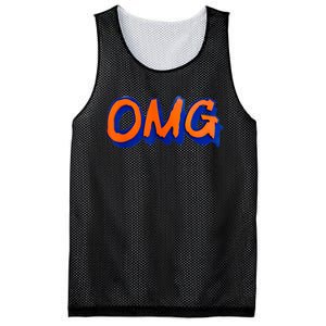 New York Omg Top Aligned Mesh Reversible Basketball Jersey Tank