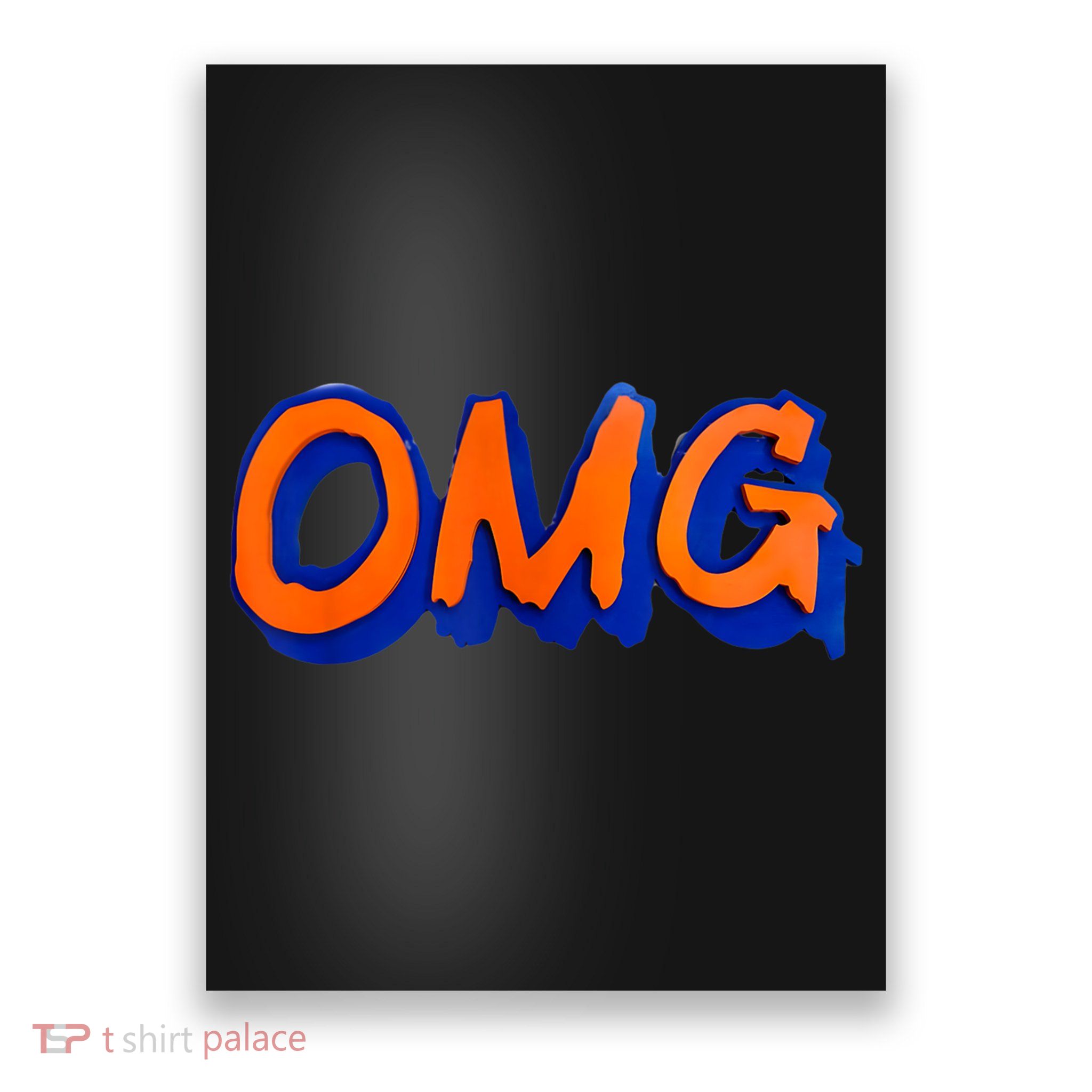 New York Omg Top Aligned Poster