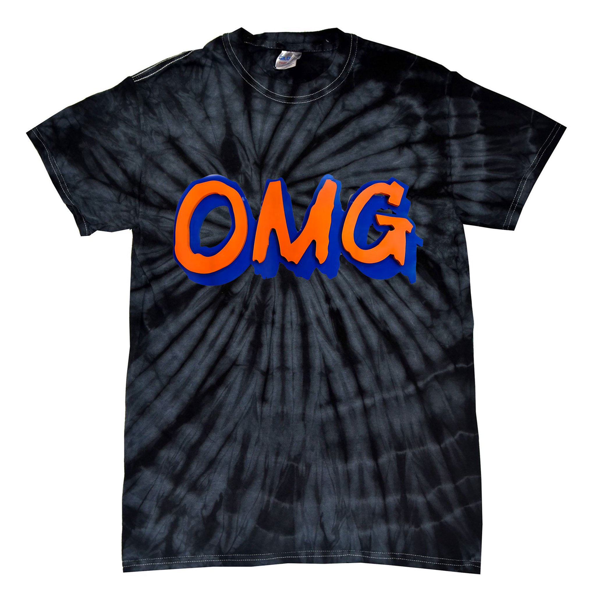 New York Omg Top Aligned Tie-Dye T-Shirt
