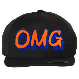 New York Omg Top Aligned Wool Snapback Cap