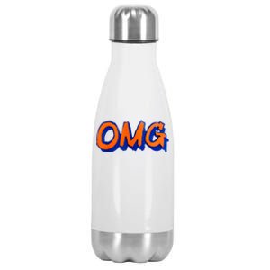 New York Omg Top Aligned Stainless Steel Insulated Water Bottle