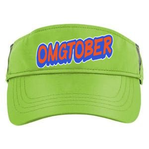 New York Omgtober Baseball Fans Adult Drive Performance Visor