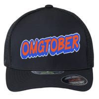 New York Omgtober Baseball Fans Flexfit Unipanel Trucker Cap