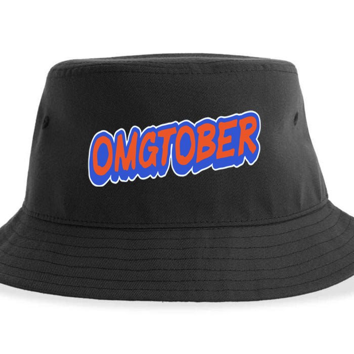 New York Omgtober Baseball Fans Sustainable Bucket Hat