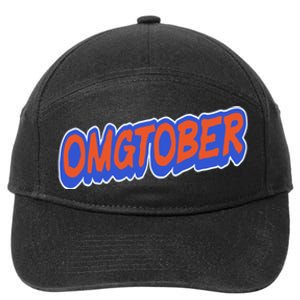 New York Omgtober Baseball Fans 7-Panel Snapback Hat