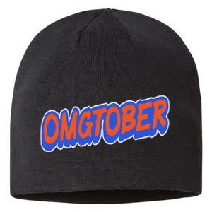 New York Omgtober Baseball Fans Sustainable Beanie