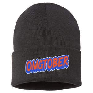 New York Omgtober Baseball Fans Sustainable Knit Beanie