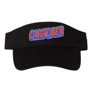 New York Omgtober Baseball Fans Valucap Bio-Washed Visor