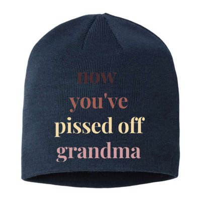 Now YouVe Pissed Off Grandma Political Protest Rally March Sustainable Beanie