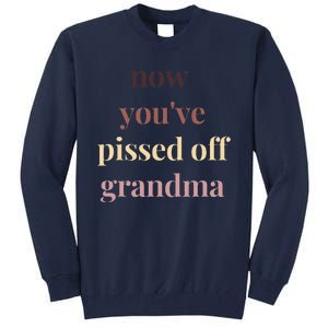 Now YouVe Pissed Off Grandma Political Protest Rally March Tall Sweatshirt