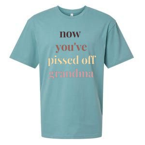 Now YouVe Pissed Off Grandma Political Protest Rally March Sueded Cloud Jersey T-Shirt