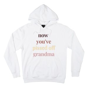 Now YouVe Pissed Off Grandma Political Protest Rally March Hoodie