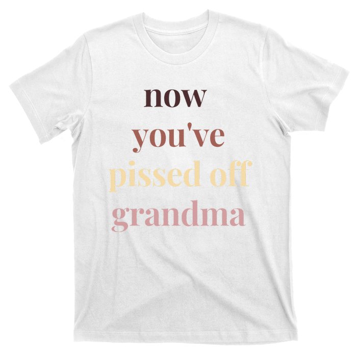 Now YouVe Pissed Off Grandma Political Protest Rally March T-Shirt