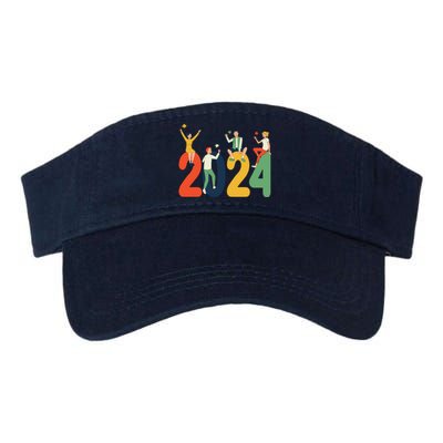 New Year Party Valucap Bio-Washed Visor