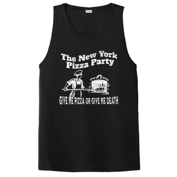 New York Pizza Party Give Me Pizza Give Me Death NYC Ovens PosiCharge Competitor Tank