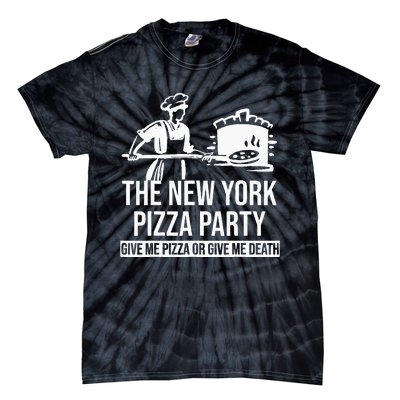 New York Pizza Party Give Me Pizza or Give Me Death Funny Tie-Dye T-Shirt