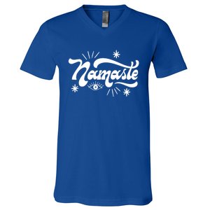 Namaste Yoga Premium Meaningful Gift V-Neck T-Shirt