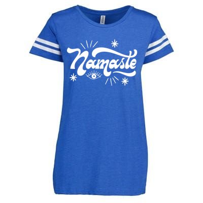 Namaste Yoga Premium Meaningful Gift Enza Ladies Jersey Football T-Shirt