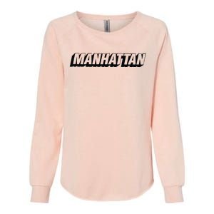 New York Post Ny Post Boroughs Manhattan Womens California Wash Sweatshirt