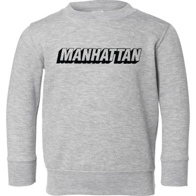 New York Post Ny Post Boroughs Manhattan Toddler Sweatshirt