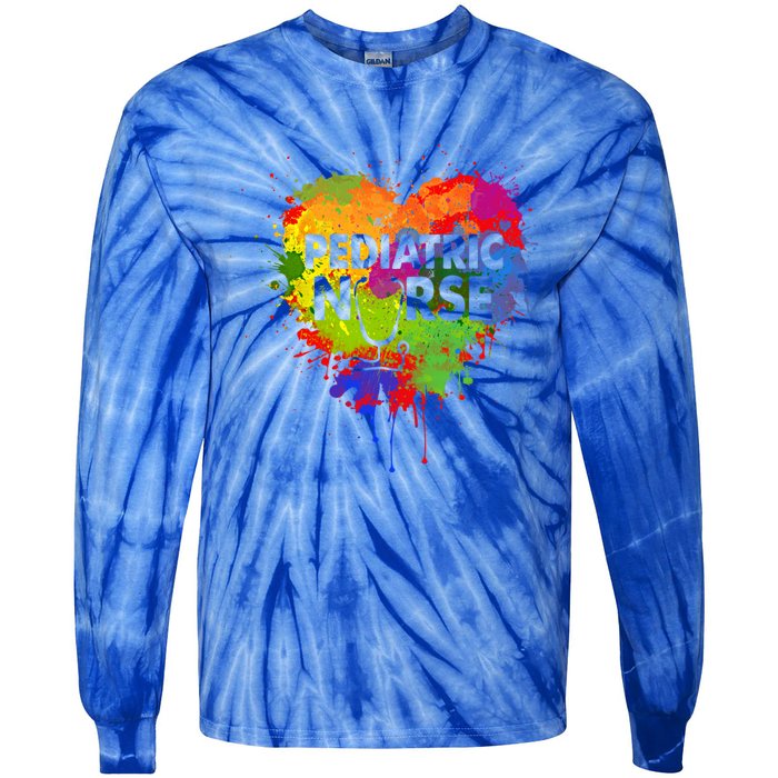 Nurse You Rn Good Hands Funny Nurse Nursing Gift Tie-Dye Long Sleeve Shirt