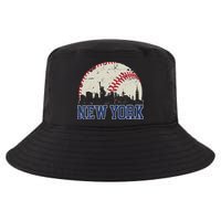 New York Retro Baseball Lover Met At Game Day Cool Comfort Performance Bucket Hat