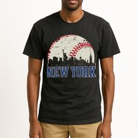 New York Retro Baseball Lover Met At Game Day Tall T-Shirt