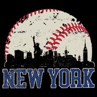 New York Retro Baseball Lover Met At Game Day Impact Tech Backpack