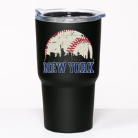 New York Retro Baseball Lover Met At Game Day Tumbler