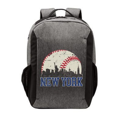 New York Retro Baseball Lover Met At Game Day Vector Backpack